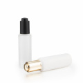 High End Empty 20Ml 30Ml Clear Glass Cosmetic Serum Bottles with Aluminium Silver Press Push Dropper